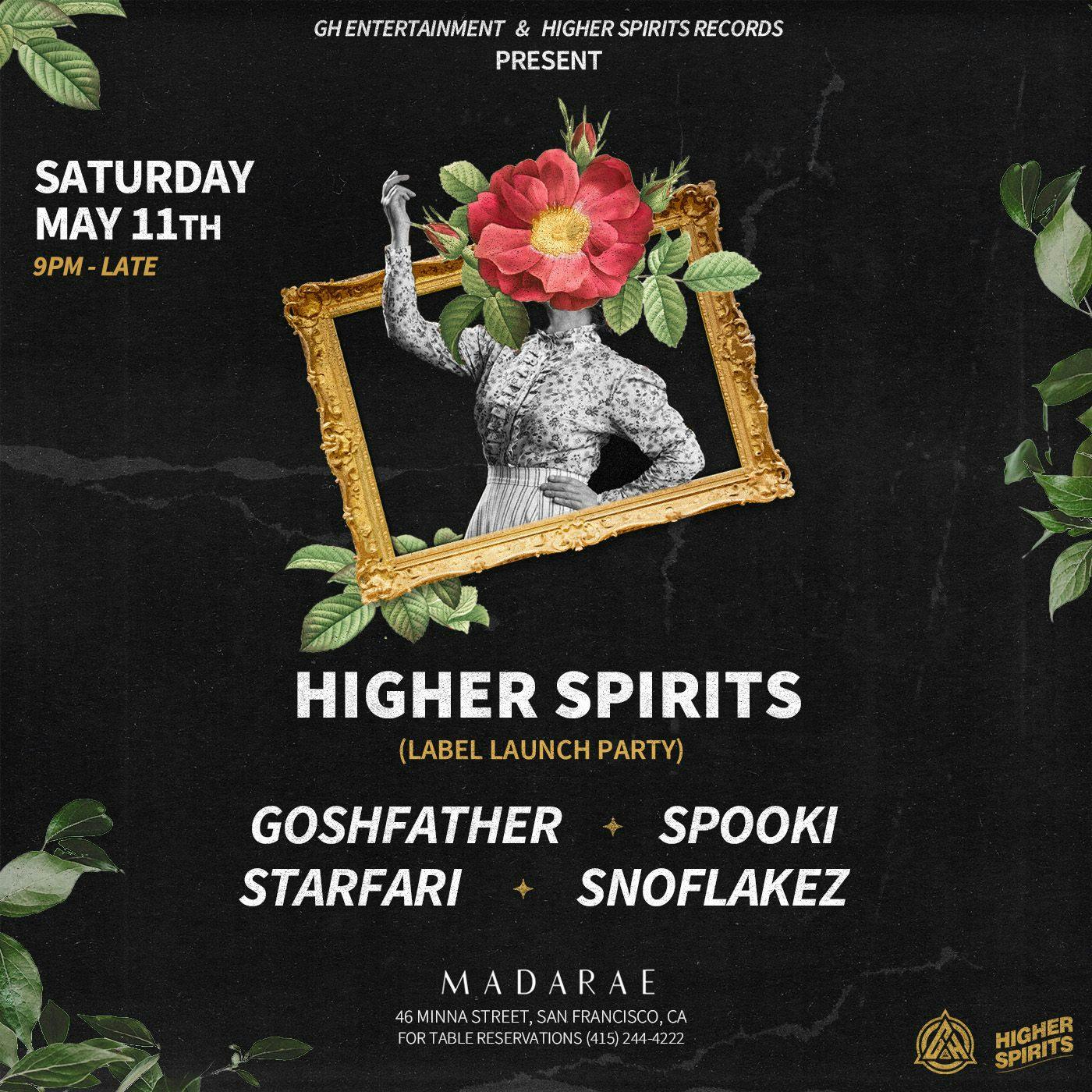 HIGHER SPIRITS Launch Party